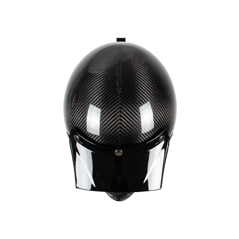 Retro Carbon Fiber Full Face Retro Motorcycle Helmet