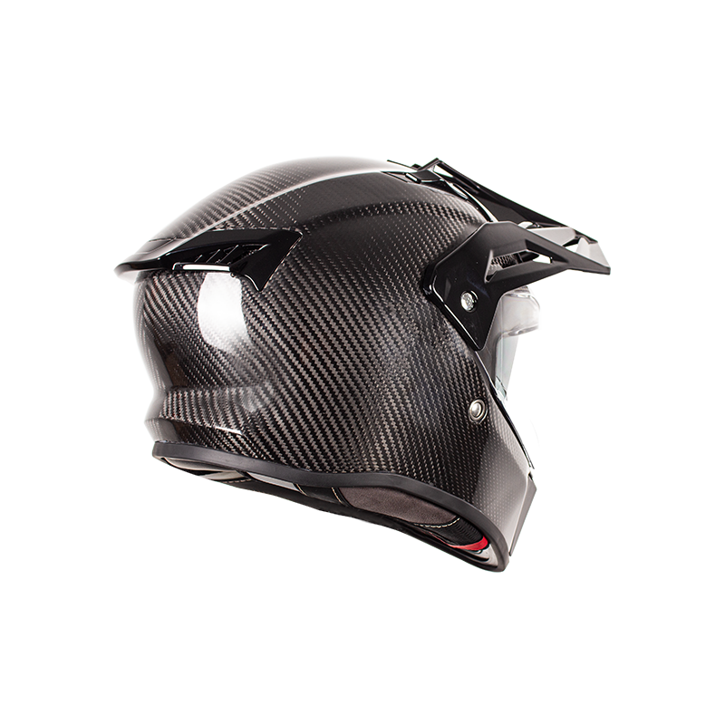 Carbon Fiber Adventure Off Road Motorcycle Helmet