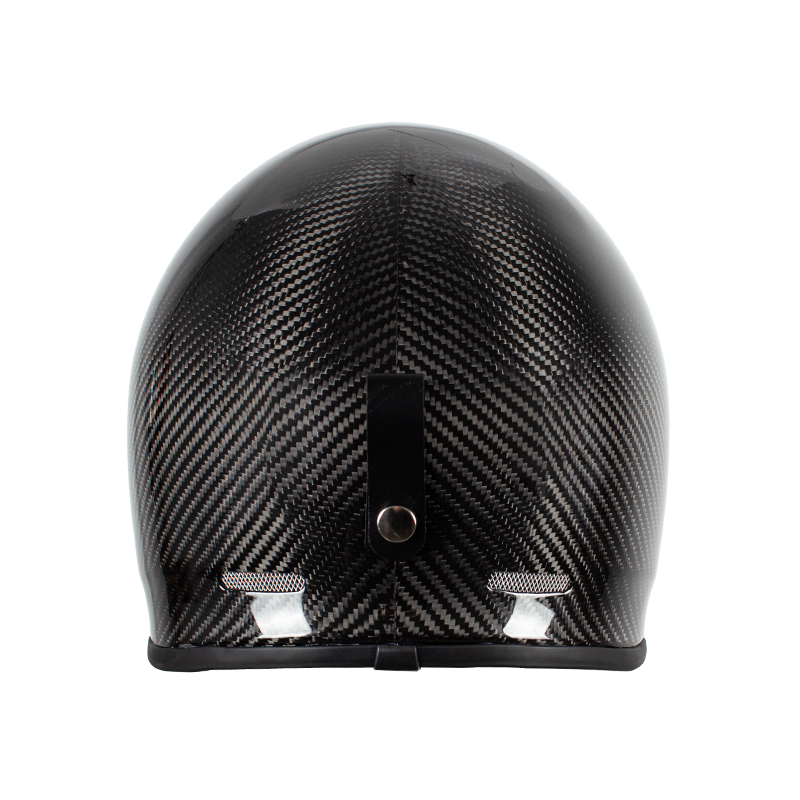 Retro Carbon Fiber Full Face Retro Motorcycle Helmet