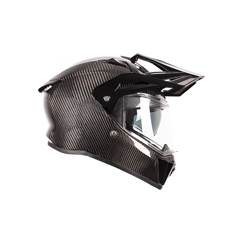Carbon Fiber Adventure Off Road Motorcycle Helmet