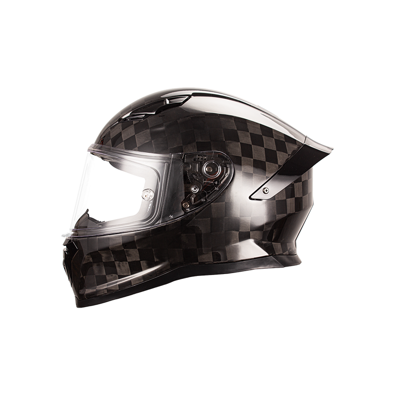 Carbon Fiber Full Face Motorcycle Helmet 
