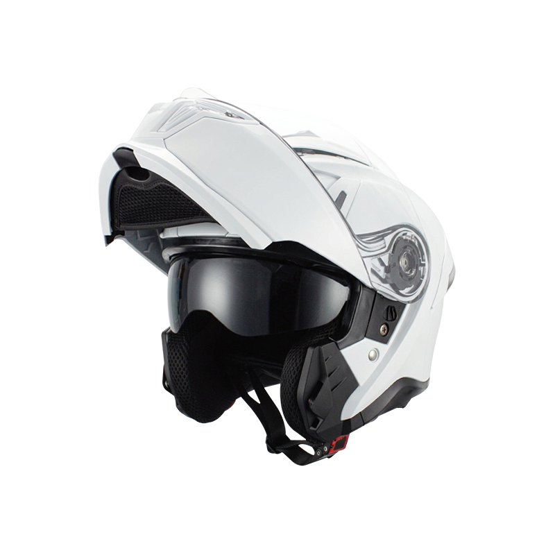 Flip Up Motorcycle Helmet With Double Visors Bluetooth