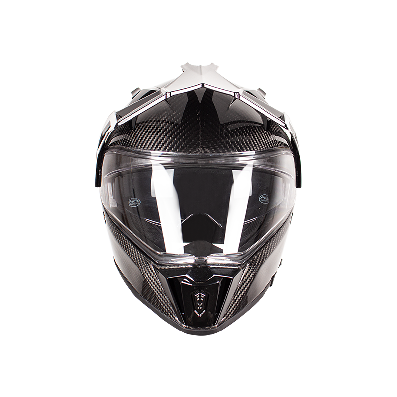 Carbon Fiber Adventure Off Road Motorcycle Helmet