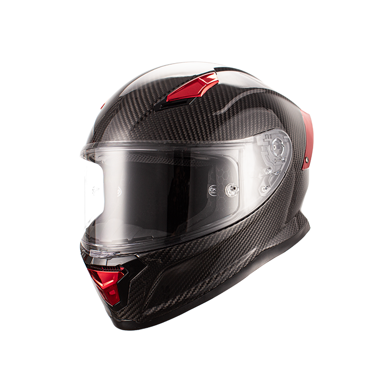 Carbon Fiber Full Face Motorcycle Helmet 