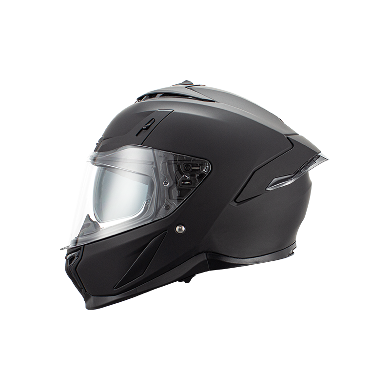 Carbon Full Face Motorcycle Helmet With Double Visors