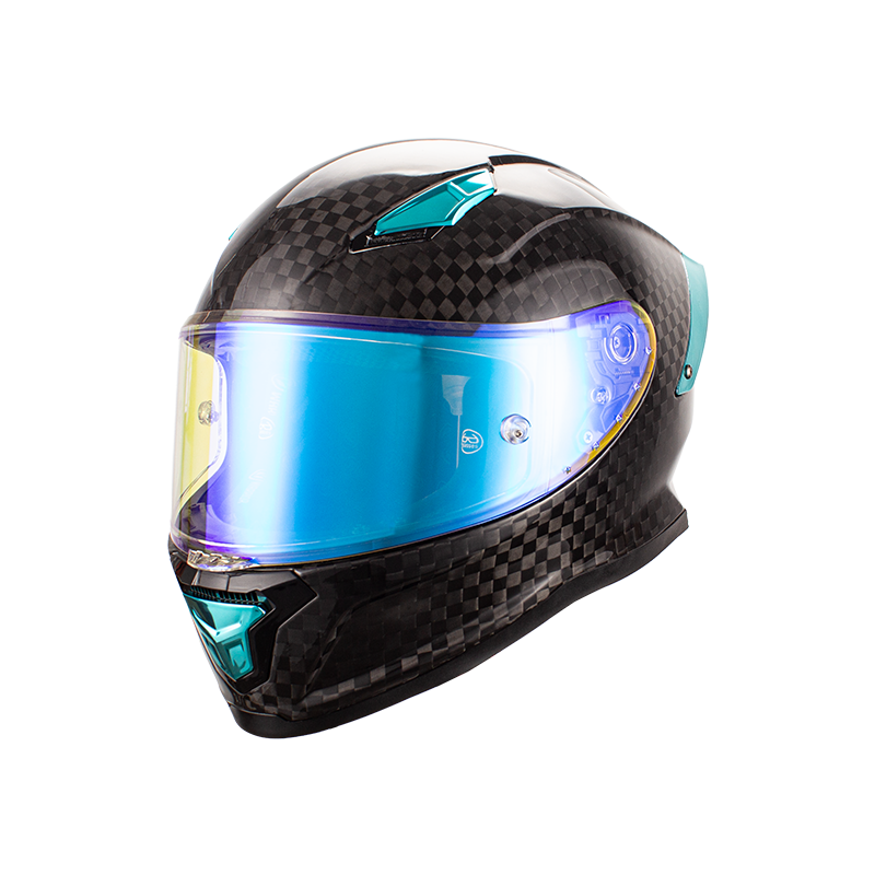 Carbon Fiber Full Face Motorcycle Helmet 
