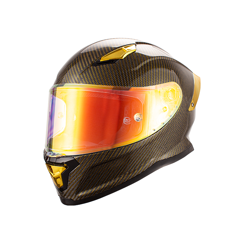 Carbon Fiber Full Face Motorcycle Helmet 